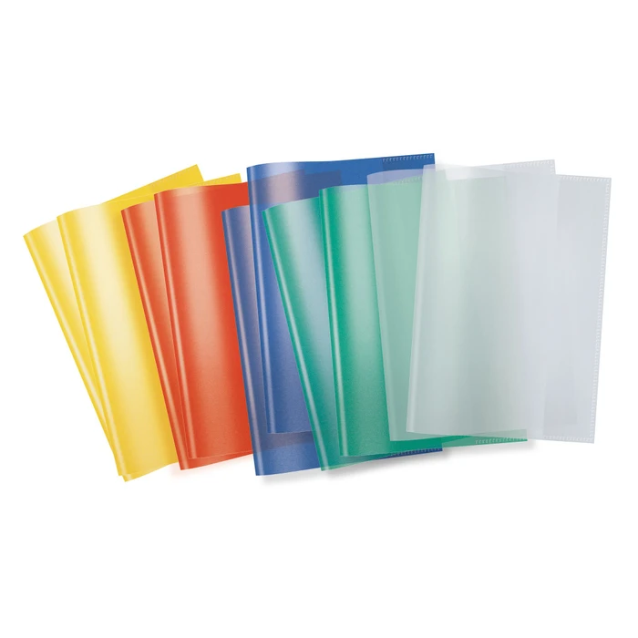 Herma Heftschoner Kunststoff transparent, A5, farbig sortiert, 10er-Set