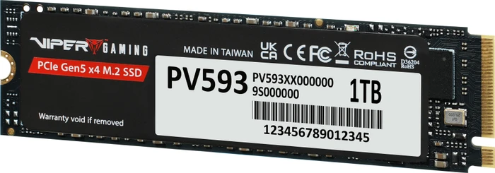 Patriot Viper PV593 Gen5 1TB, M.2 2280 / M-Key / PCIe 5.0 x4
