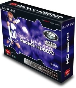 Sapphire Radeon HD 6670 low profile, 1GB GDDR5, VGA, DVI, HDMI, lite retail