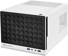 SilverStone Sugo SG13WB, weiß, Mini-ITX