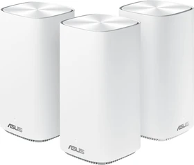 ASUS ZenWiFi Mini AC CD6 AC1500, weiß, Router und 2x Repeater Set, 3er-Bundle