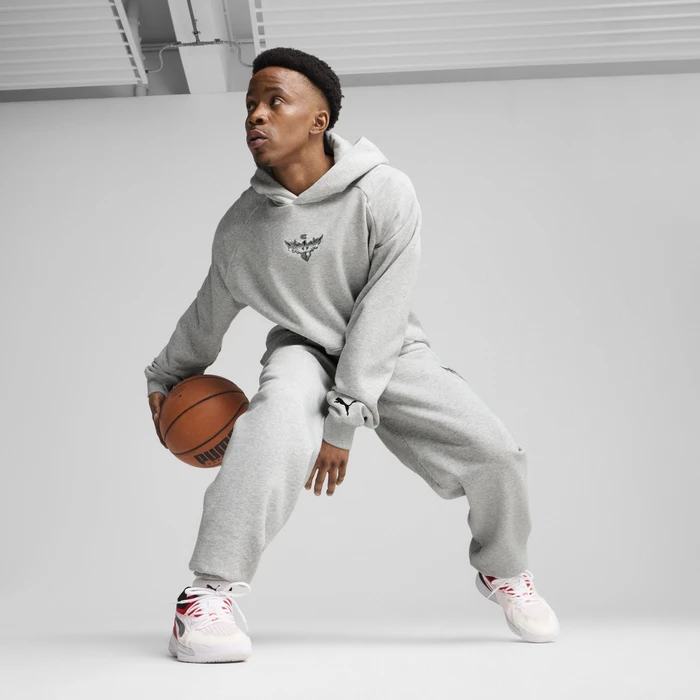Puma Melo Alwayz On 1 Basketball Trainingshose lang light grey heather