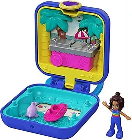 Mattel Polly Pocket - Shanis Tropischer Strand-Schatulle