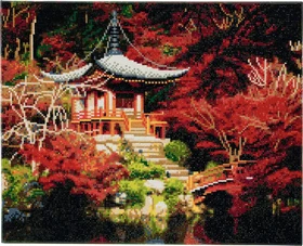 Craft Buddy Crystal Art Kit Japanese Temple