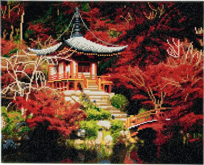 Craft Buddy Crystal Art Kit Japanese Temple