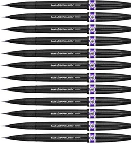Pentel Brush Sign Pen Artist SESF30C violett, 12er-Pack