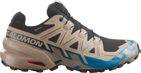 Salomon Speedcross 6 GTX black/desert tan/mykonos blue (Herren)