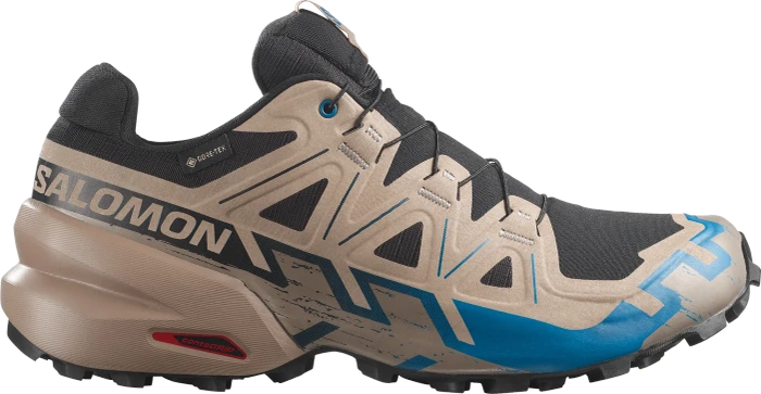 Salomon Speedcross 6 GTX black/desert tan/mykonos blue (Herren)