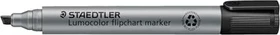 Staedtler Lumocolor Flipchartmarker 356 B schwarz, 10er-Pack