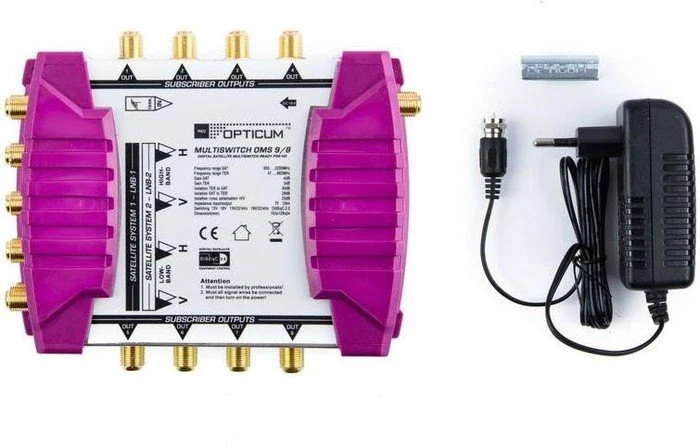 Opticum OMS 9/8p ohne LNB