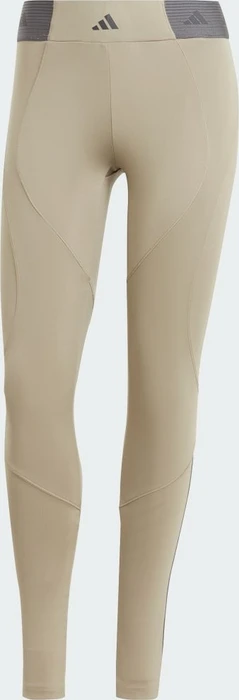 adidas Hyperglam Full-Length Hose lang silver pebble/grey six (Damen)