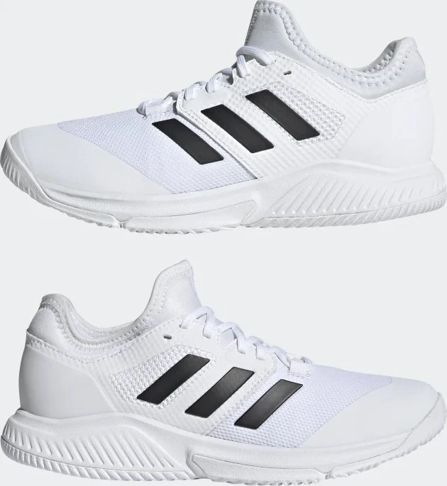 adidas Court Team Bounce cloud white/core black/silver metallic