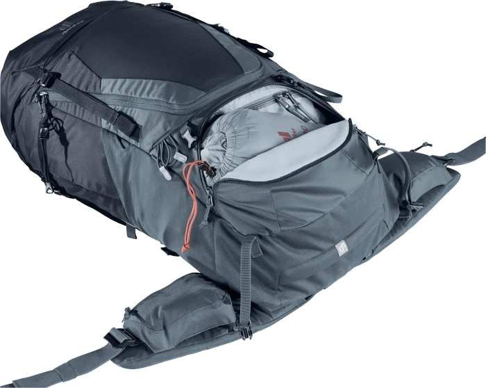 Deuter Futura Air Trek 50+10 black/graphite