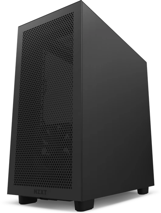 NZXT H7 Flow Black, schwarz, Glasfenster