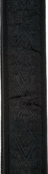 D'Addario Nylon Woven Guitar Strap Black Satin