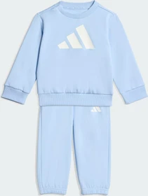 adidas Essentials Kids Trainingsanzug glow blue/white (Junior)