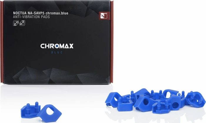 Noctua NA-SAVP5 chromax.blue Anti-Vibrations-Pads für 80/92mm Lüfter, blau, 16er-Pack