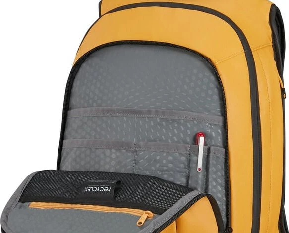 Samsonite Ecodiver Rucksack L, Notebook Rucksack, 17.3", gelb