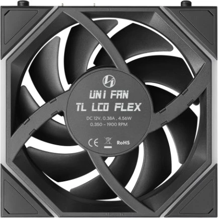 Lian Li Uni Fan TL FLEX ARGB Reverse, schwarz, LED-Steuerung, Fernbedienung, 120mm