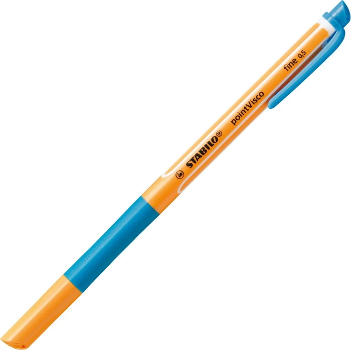 STABILO pointVisco Tintenroller (Mine) türkis/orange, 10er-Pack