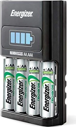 Energizer 1 Hour Ladegerät inkl. 4x Mignon AA NiMH Akkus 2000mAh