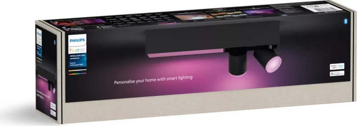 Philips Hue White and Color Ambiance Centris 2 Spot 3-flammig schwarz