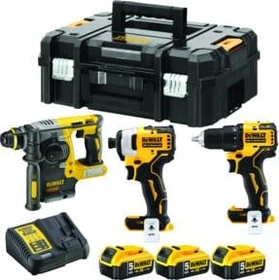 DeWalt DCK377P3T Kombopack Akku-Maschinenset inkl. Koffer + 3 Akkus 5.0Ah
