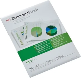 GBC Laminierfolien, A4, 2x 75µm, glänzend, 25 Stück