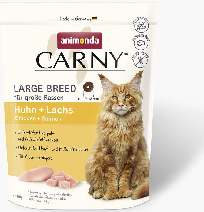 animonda Carny, Adult Große Rassen, mit Huhn + Lachs, 350g