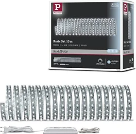 Paulmann MaxLED 500 Basisset LED-Streifen tageslichtweiß unbeschichtet 10m