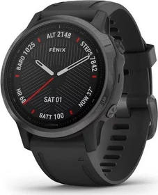 Garmin Fenix 6S Sapphire carbon grey dlc/black
