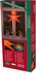 Konstsmide Papierstern 78cm hängend orange 1x E14
