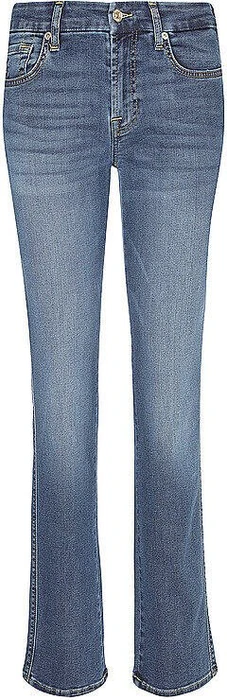 7 For All Mankind Kimmie Straight B(Air) Eco Duchess Jeans mid blue (Damen)