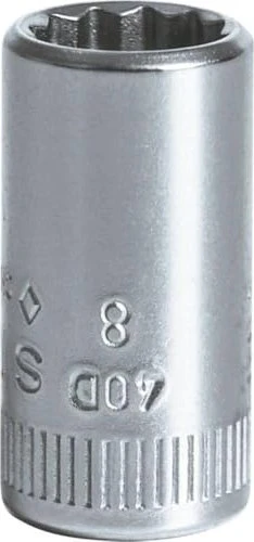 Stahlwille 40D Außenzwölfkant Steckschlüssel 1/4", 8x23mm