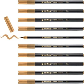 edding 1340 Pinselstift ocker, 10er-Pack