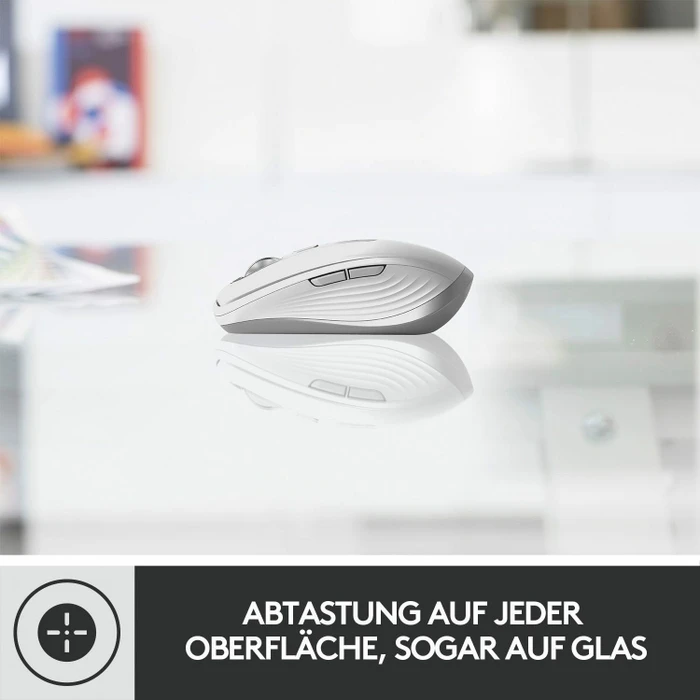 Logitech MX Anywhere 3 for Business, Pale Grey, Logi Bolt, USB/Bluetooth