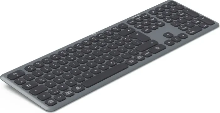 Hama WK-550 Multi-Device-Tastatur, dunkelgrau/schwarz, USB/Bluetooth, DE