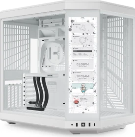 Hyte Y70 Touch Snow White, weiß, Glasfenster (CS-HYTE-Y70-WW-L)