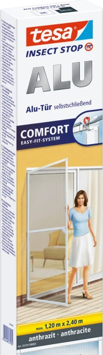 tesa Insect Stop ALU Comfort Fliegengittertür 120x240cm anthrazit