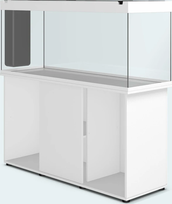 Juwel Rio 450 LED Aquarium-Set mit Unterschrank, weiß/weiß, 450l