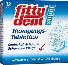 Fittydent Super Reinigungstabletten, 32 Stück