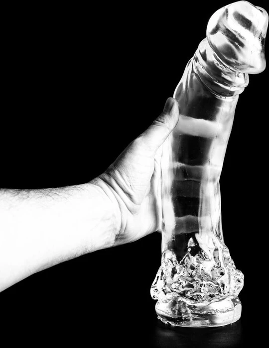 Dark Crystal Clear Large Dildo