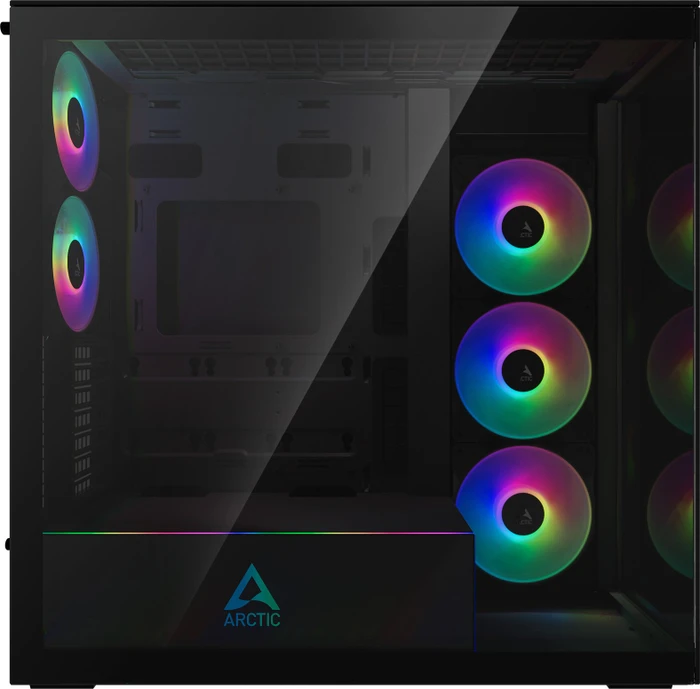ARCTIC Xtender Mirror Black, Glasfenster