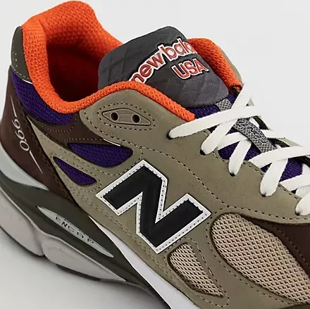 New Balance Made in USA 990v3 tan/blue (Herren)