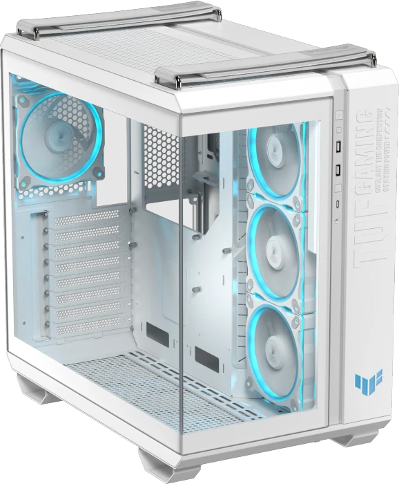 ASUS TUF Gaming GT502 Horizon TG ARGB White, Glasfenster