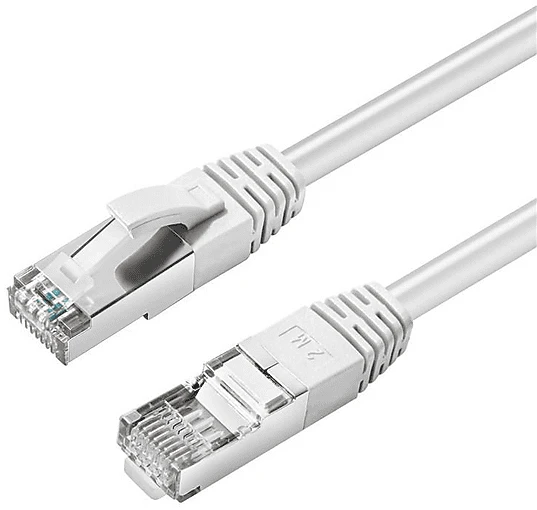 MicroConnect Patchkabel, Cat6a, S/FTP, RJ-45/RJ-45, 0.25m, weiß