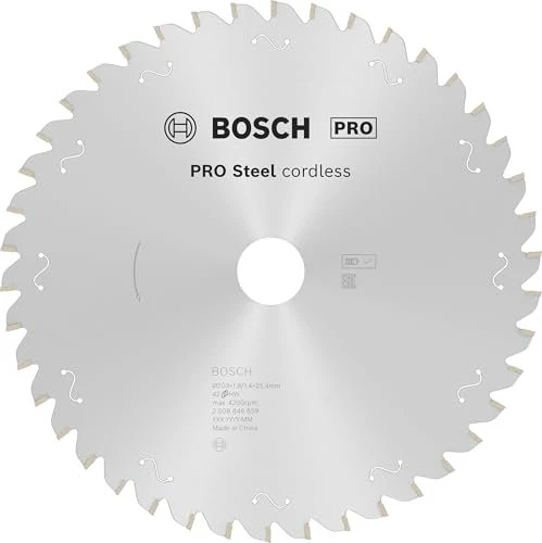 Bosch Professional PRO Steel cordless Kreissägeblatt 42Z, 203x1.4x25.4mm, 1 Stück
