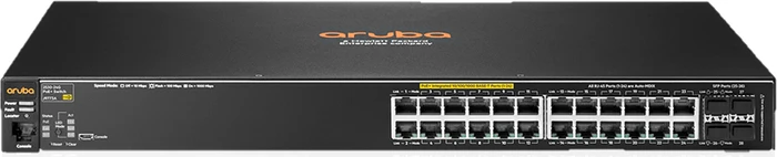 HPE Aruba 2530 24G Rackmount Gigabit Managed Switch, 24x RJ-45, 4x SFP, 195W PoE+