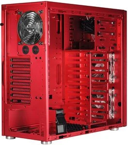 Lian Li PC-8FIR rot, Acrylfenster