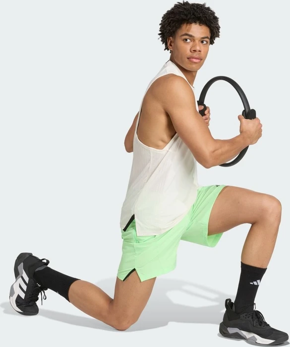 adidas Designed for Training Workout Trainingshose kurz lime burst (Herren)